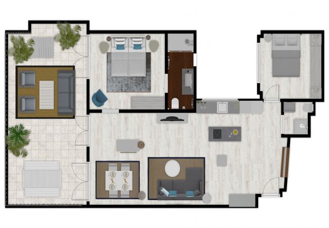 Lägenhet i Málaga - Mercedes - Takvåning i Malaga Lägenhet i Málaga - Mercedes - Takvåning i Malaga